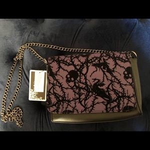 Loungefly Disney Villains Flocked Crossbody